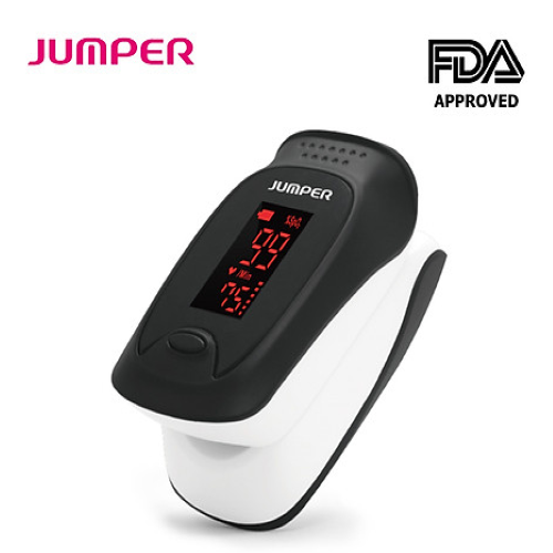 Máy đo nồng độ oxy máu và nhịp tim Jumper JPD-500D màn hình LED (Chứng nhận FDA Hoa Kỳ + sản xuất USA)