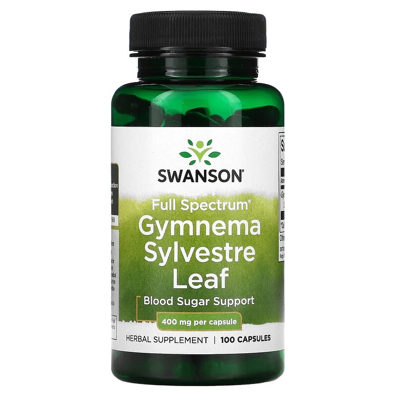 Swanson Gymnema Sylvestre Leaf 400mg - Viên uống hỗ trợ đường huyết cho người tiểu đường 100 viên (02/2026 Giao Nhanh 48H)