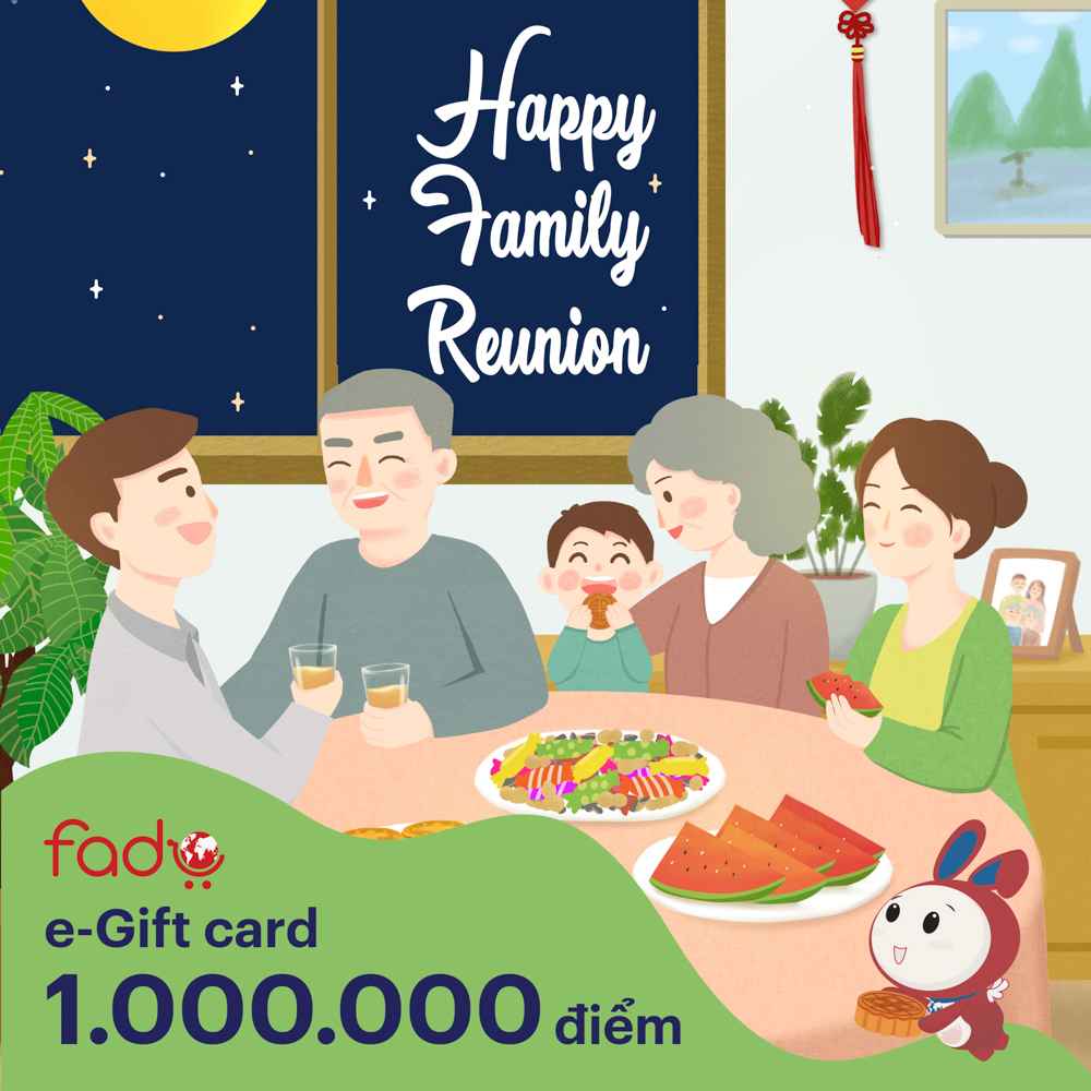 Fado e-Gift Card Happy Family Reunion - 1.000.000 điểm