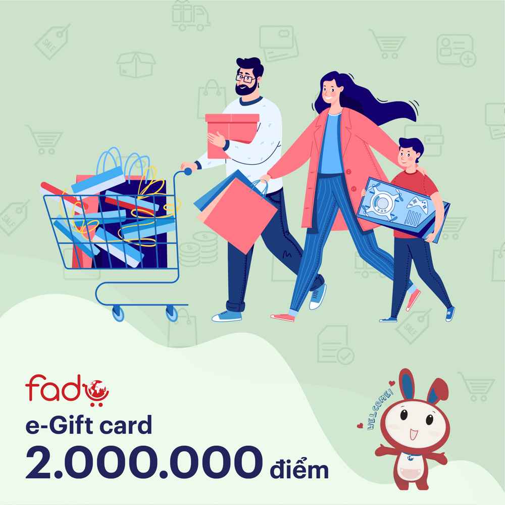 Fado e-Gift Card Happy Family Month - 2.000.000 điểm