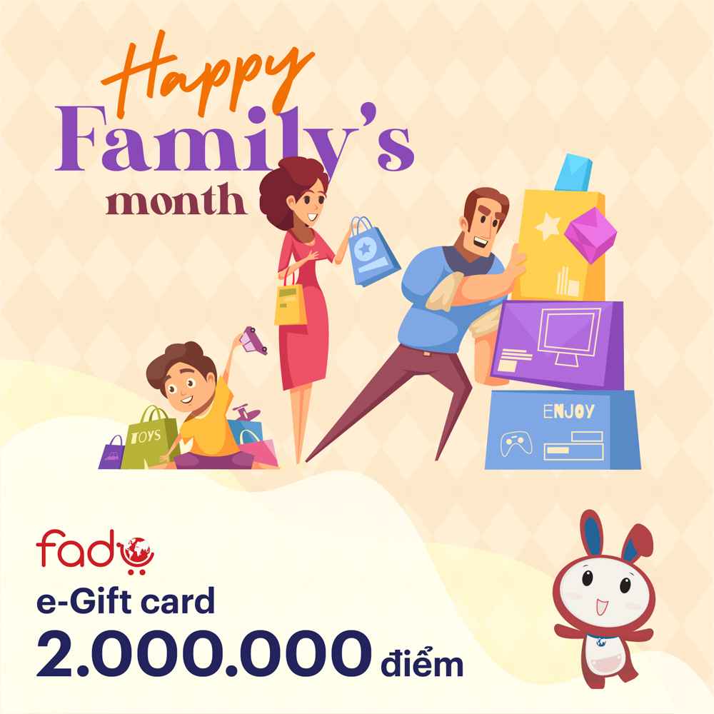 Fado e-Gift Card Happy Family Month - 2.000.000 điểm