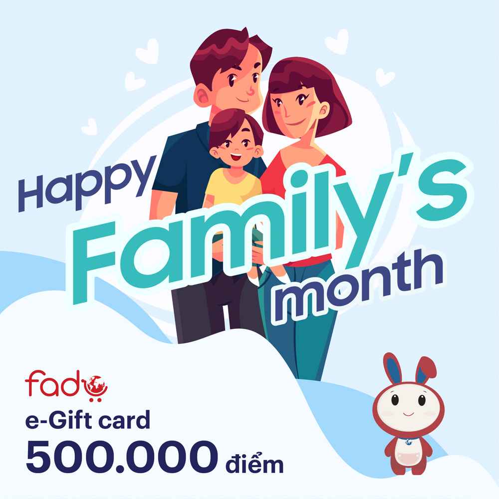 Fado e-Gift Card Happy Family Month - 500.000 điểm