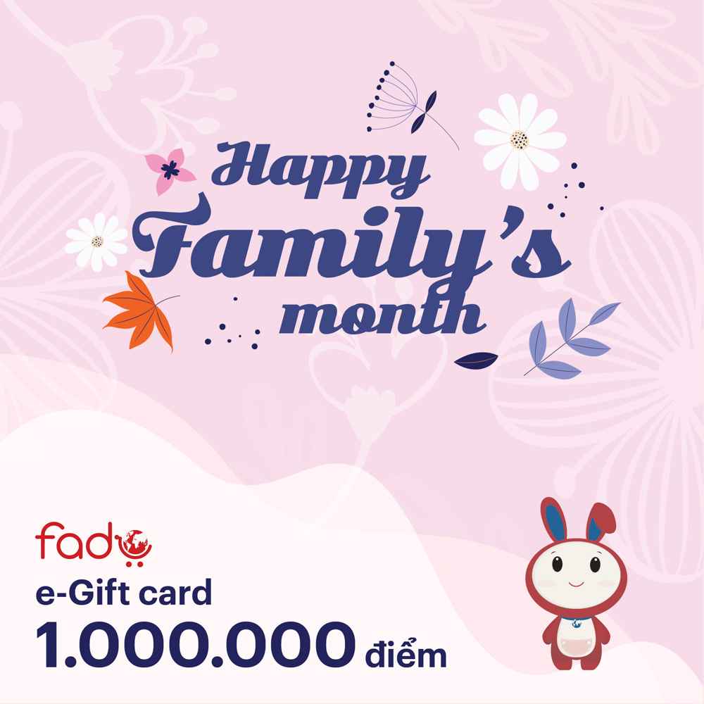 Fado e-Gift Card Happy Family Month - 1.000.000 điểm