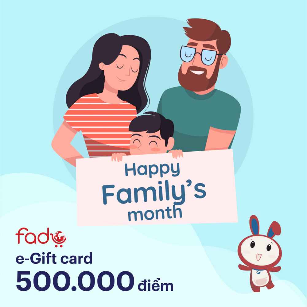 Fado e-Gift Card Happy Family Month - 500.000 điểm